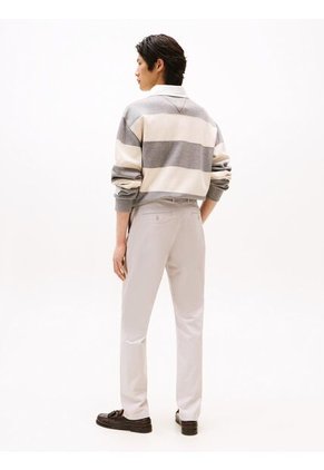Pantalón Gris Chino Denton Recto De Sarga Tommy Hilfiger