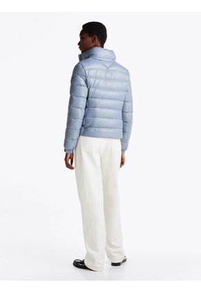 Rompe Celeste Viento Acolchada Brillante De Plumón Tommy Hilfiger