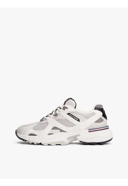 Tenis Gris Deportivos Con Monotipo Hilfiger Tommy Hilfiger