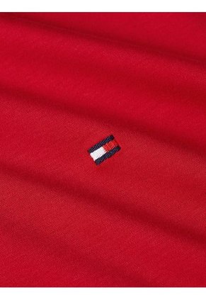 Polo Rojo De Corte Regular Tommy Hilfiger