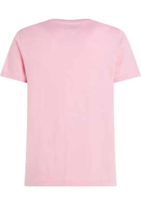 Camiseta De Corte Regular En Algodón Hombre Rosa Tommy Hilfiger