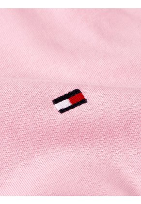 Camiseta De Corte Regular En Algodón Hombre Rosa Tommy Hilfiger