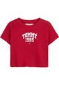 Camiseta Universitaria De Punto Elástico Para Niña Tommy Hilfiger de Tommy Hilfiger