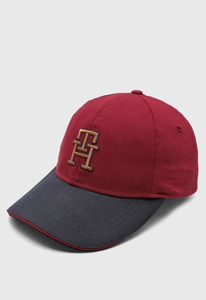 Gorra Vinotinto-Azul Navy TOMMY HILFIGER
