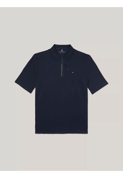 Polo Adaptive Con Cierre De Cremallera Tommy Hilfiger