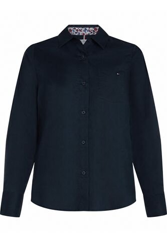 Camisa Azul Classic Poplin De Manga Larga Tommy Hilfiger Tommy Hilfiger