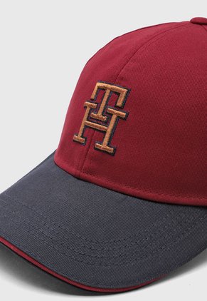 Gorra Vinotinto-Azul Navy TOMMY HILFIGER