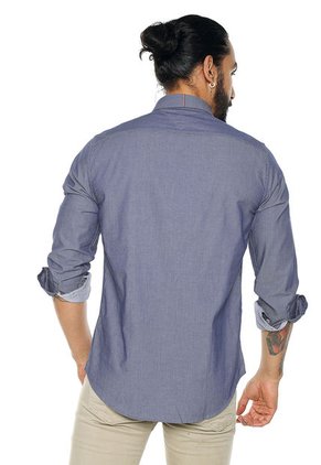 Camisa Azul Tommy Hilfiger