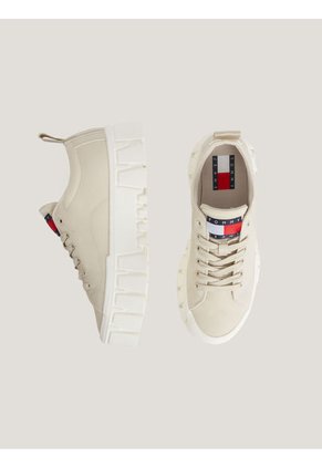 Tenis Con Suela Gruesa Dentada Mujer Tommy Hilfiger