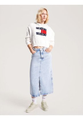 Tenis Retro Cuero Con Logo Para Mujer Tommy Hilfiger