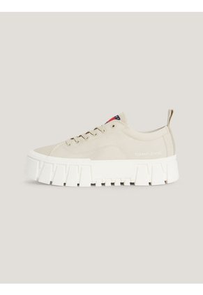Tenis Con Suela Gruesa Dentada Mujer Tommy Hilfiger