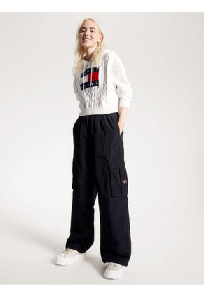 Tenis Con Suela Gruesa Dentada Mujer Tommy Hilfiger