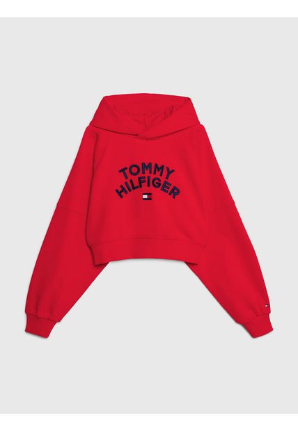 Saco De Niña Con Gorro Y Logo Tommy Hilfiger