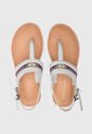Sandalias Planas TOMMY HILFIGER Flat Blanco de Tommy Hilfiger