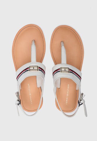 Sandalias Planas TOMMY HILFIGER Flat Blanco Tommy Hilfiger