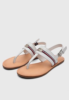 Sandalias Planas TOMMY HILFIGER Flat Blanco
