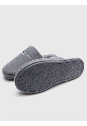 Pantuflas Para Caballero Gris Tommy Hilfiger