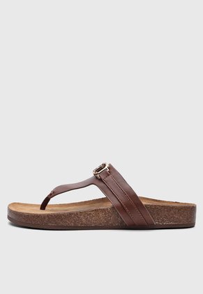 Sandalias Flip Flop TOMMY HILFIGER Tosana Café