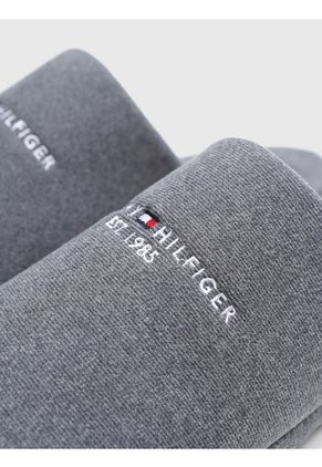 Pantuflas Para Caballero Gris Tommy Hilfiger