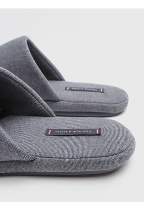 Pantuflas Para Caballero Gris Tommy Hilfiger