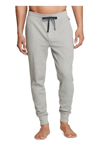 Joggers Gris Con Logo Tommy Hilfiger