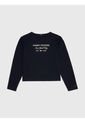 Camiseta De Niña Manga Larga En Punto Con Logo Tommy Hilfiger de Tommy Hilfiger