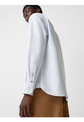 Camisa De Corte Regular Con Monograma Th Hombre  Tommy Hilfiger