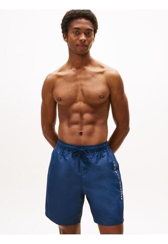 Traje Azul De Baño Con Cordón Ajustable Tommy Hilfiger Tommy Hilfiger