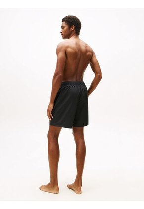 Traje Negro De Baño Con Cordón Ajustable Tommy Hilfiger