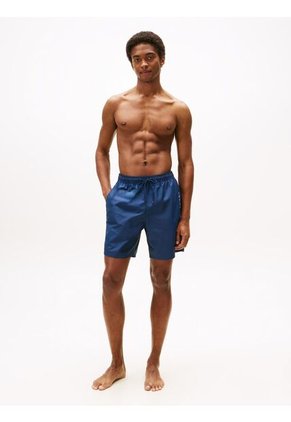 Traje Azul De Baño Con Cordón Ajustable Tommy Hilfiger