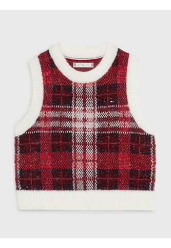 Chaleco De Niña Cuadros Escoceses Tommy Hilfiger Tommy Hilfiger