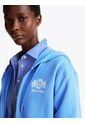 Buzo Azul Con Capota Y Logo Bordado Tommy Hilfiger de Tommy Hilfiger