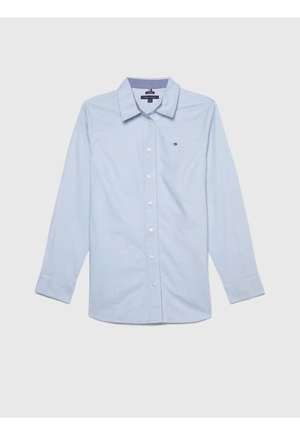 Camisa Adaptive Con Logo En El Pecho Para MujerTommy Hilfiger