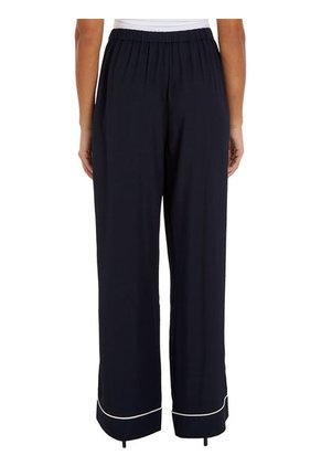 Pantalón Azul Con Ribetes Tommy Hilfiger