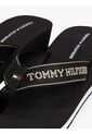 Sandalias Negro De Cuña Con Logo Esmaltado Tommy Hilfiger de Tommy Hilfiger