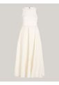 Vestido Beige Sin Mangas De Corte Evasé Para Mujer Tommy Hilfiger de Tommy Hilfiger