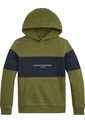 Saco Essential Color Block Con Logo Niño Verde Tommy Hilfiger de Tommy Hilfiger