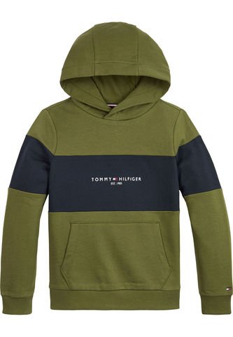 Saco Essential Color Block Con Logo Niño Verde Tommy Hilfiger Tommy Hilfiger