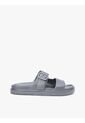 Sandalias Gris Con Doble Tira Y Logo Esmaltado Tommy Hilfiger de Tommy Hilfiger