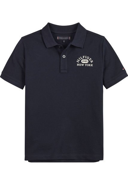 Polo Con Logo 1985 Niño Azul Tommy Hilfiger