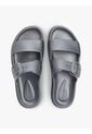 Sandalias Gris Con Doble Tira Y Logo Esmaltado Tommy Hilfiger de Tommy Hilfiger