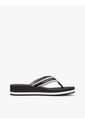Sandalias Negro De Cuña Con Tira Trenzada Tommy Hilfiger de Tommy Hilfiger