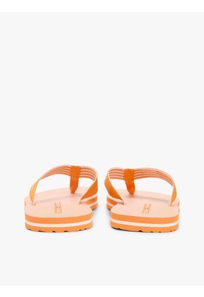 Sandalias Naranja De Tiras Trenzadas Con Rayas Ithaca Tommy Hilfiger