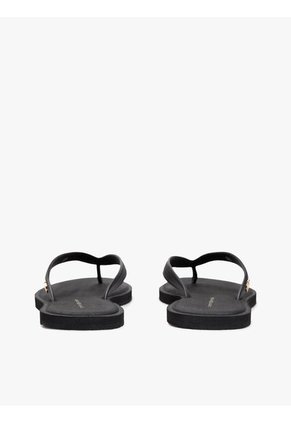 Sandalias Negro Con Monograma TH Tommy Hilfiger