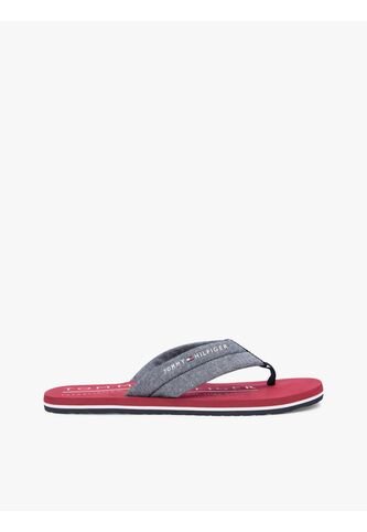 Sandalias Azul De Jacquard En Chambray De Puro Lino Tommy Hilfiger Tommy Hilfiger