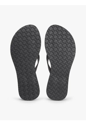 Sandalias Negro Con Monograma TH Tommy Hilfiger