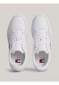 Tenis Blancos Essential En Cuero De Estilo Retro Tommy Hilfiger de Tommy Hilfiger