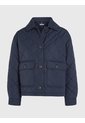Chaqueta Con Diseño Acolchado A Rombos Mujer Azul Tommy Hilfiger de Tommy Hilfiger