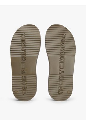 Sandalias Verde Ligeras Con Hebillas Y Suela Dentada Tommy Hilfiger