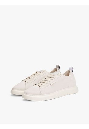 Tenis Beige De Punto Estilo Calcetín Tommy Hilfiger